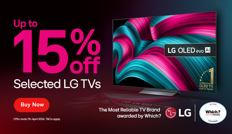 LG TV - up to 15% off